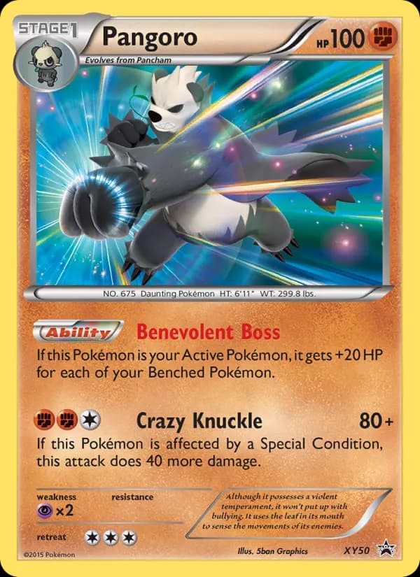 Pangoro #XY50 — XY Promos
