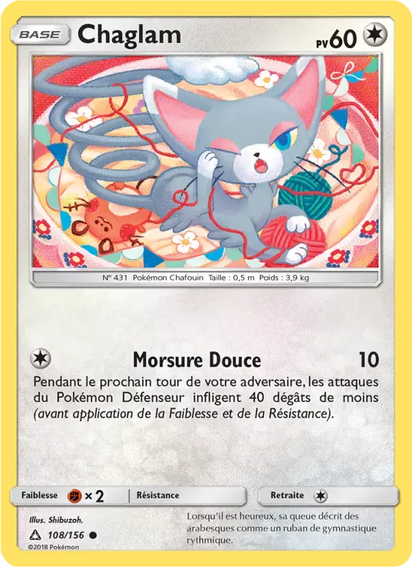 Carte Pokémon Chaglam #108 — Ultra-Prisme