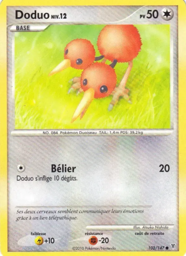 Carte Pokémon Doduo #102 — Vainqueurs Suprêmes