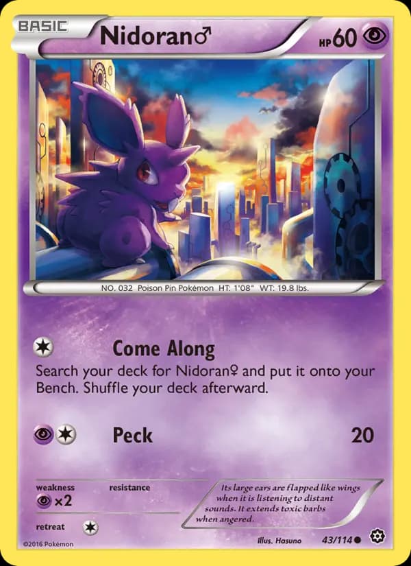 Nidoran♂ #43 — Steam Siege