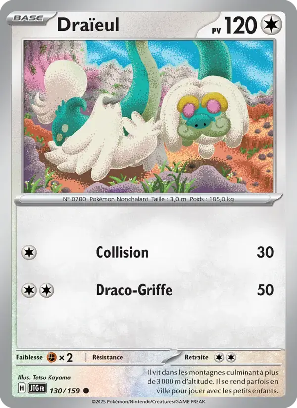 Carte Pokémon Draïeul #130 — Aventures Ensemble