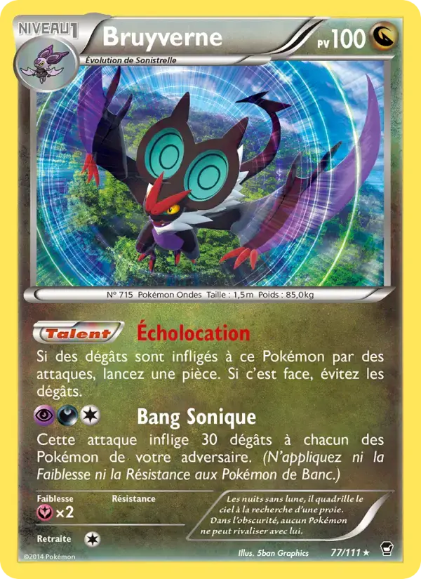 Carte Pokémon Bruyverne #77 — Poings Furieux