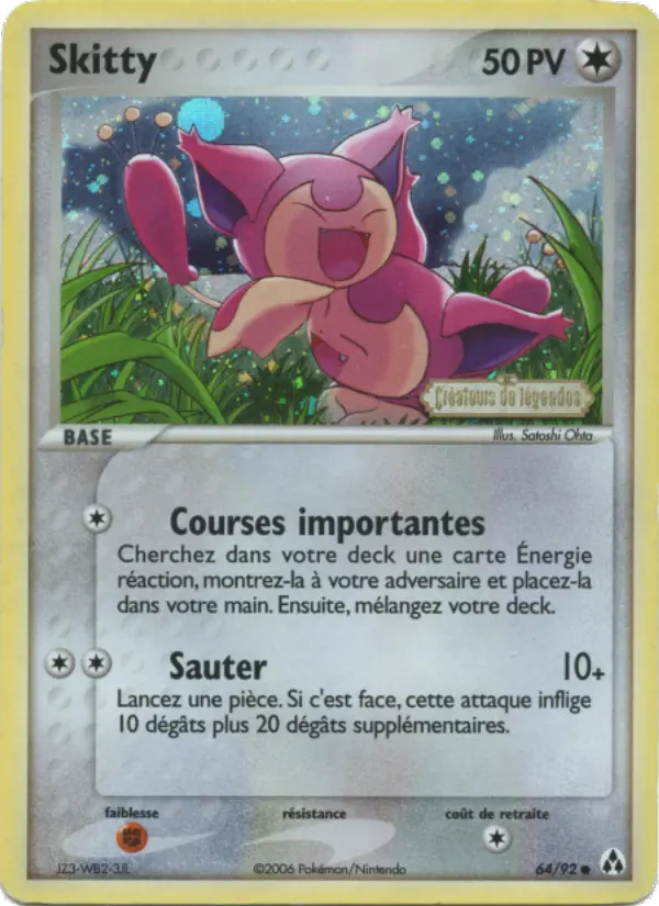 Carte Pokémon Skitty #64 — Créateurs de Légendes