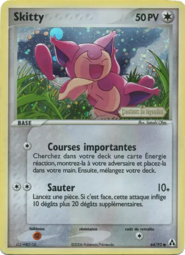 Carte Pokémon Skitty #64 — Créateurs de Légendes