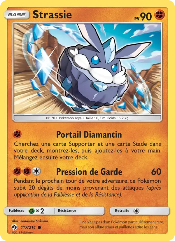 Carte Pokémon Strassie #117 — Tonnerre Perdu