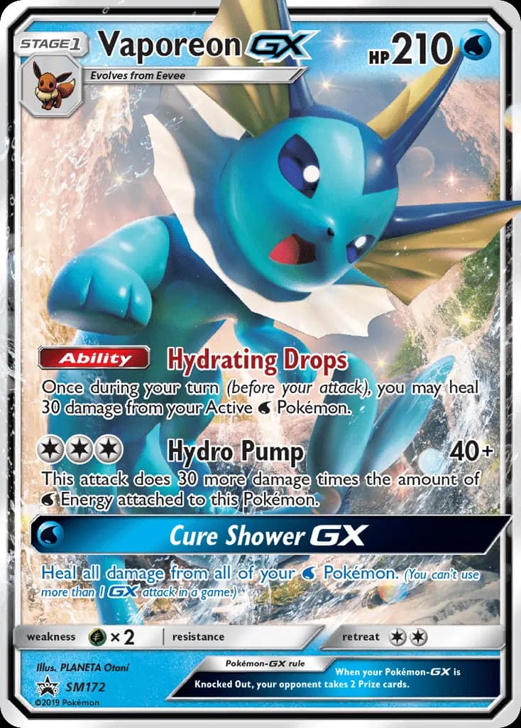 Carte Pokémon Aquali GX #SM172 — Promos Soleil et Lune