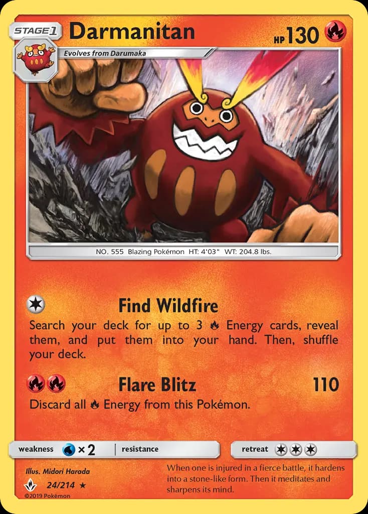 Darmanitan #24 — Unbroken Bonds