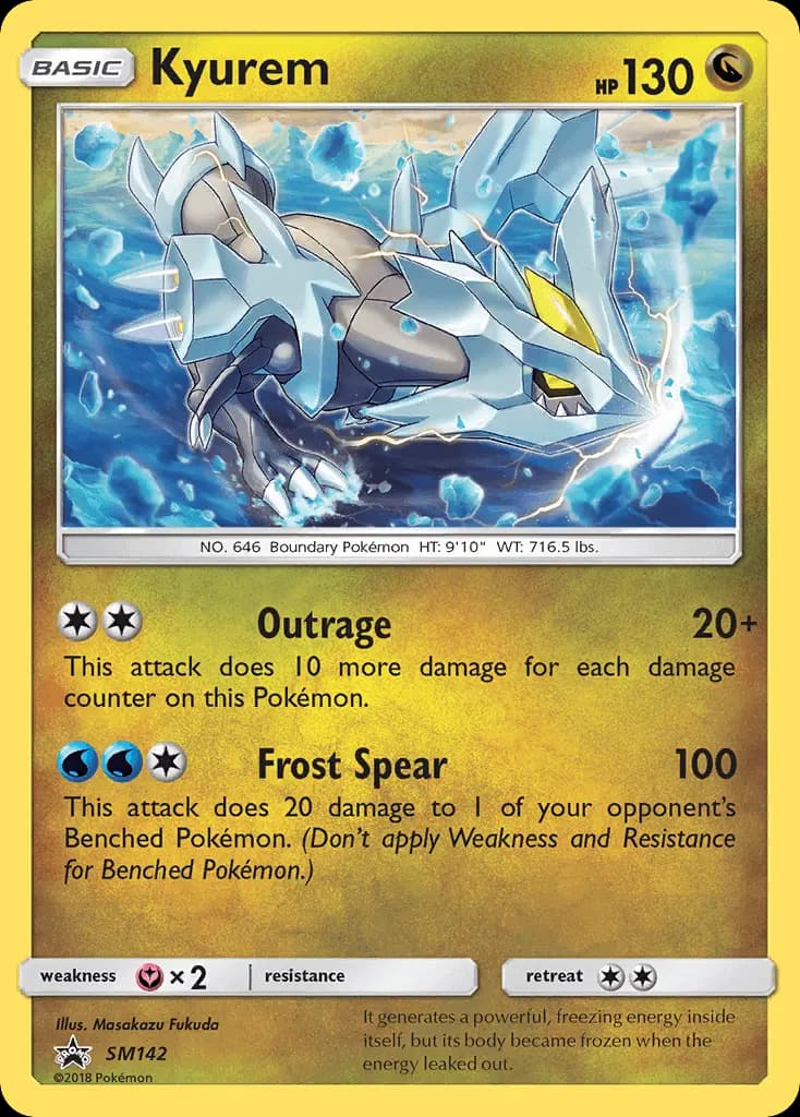 Carte Pokémon Kyurem #SM142 — Promos Soleil et Lune