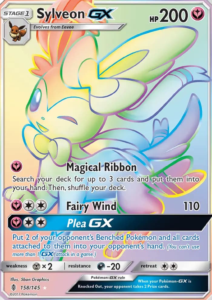 Sylveon GX #158 — Guardians Rising