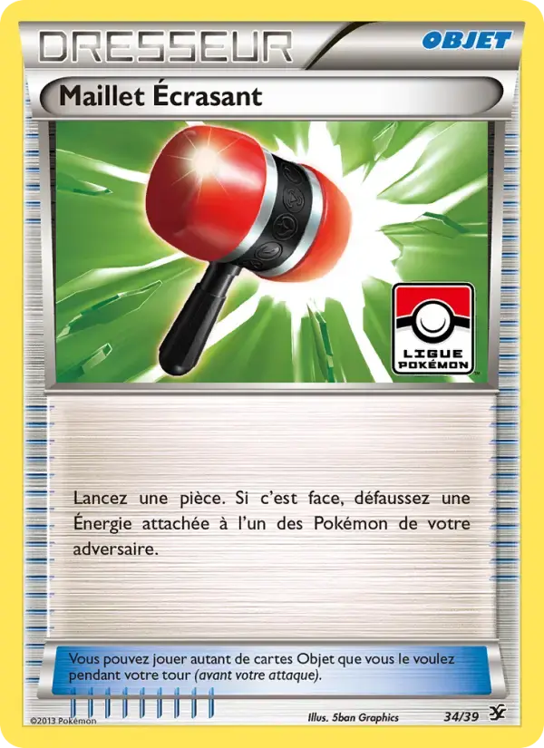 Carte Pokémon Maillet Écrasant #34 — Bienvenue à Kalos