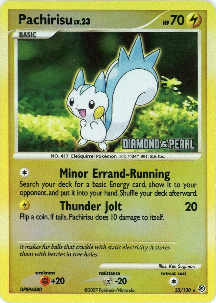 Pachirisu #035 — Burger King Promos