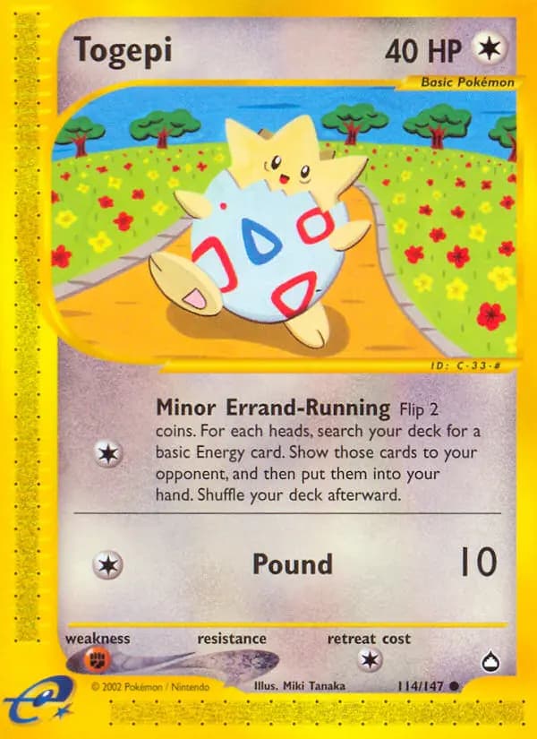 Togepi #114 — Aquapolis