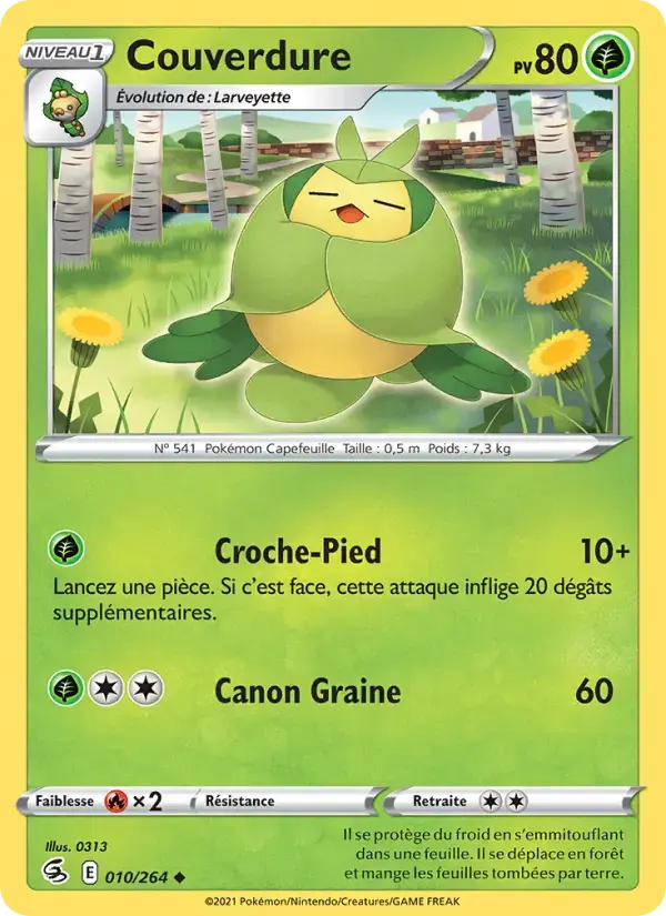 Carte Pokémon Couverdure #10 — Poing de Fusion