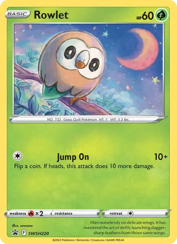 Rowlet #SWSH220 — Sword & Shield Promos