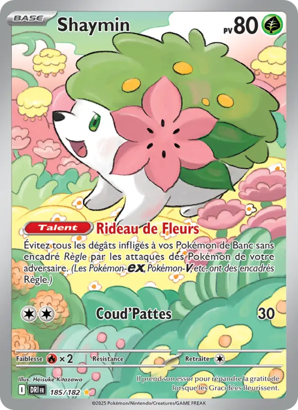 Carte Pokémon Shaymin #185 — Rivalités Destinées