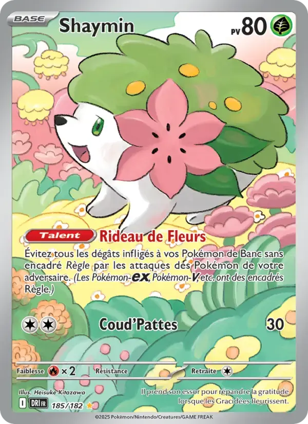 Carte Pokémon Shaymin #185 — Rivalités Destinées