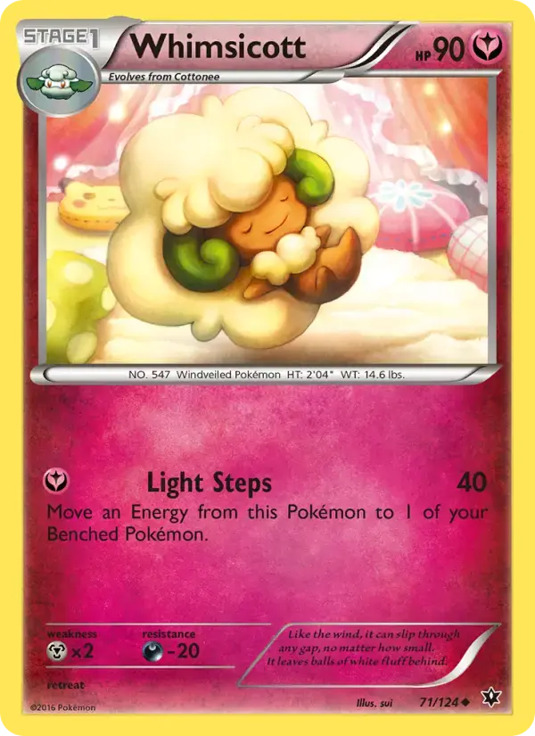 Whimsicott #71 — Fates Collide