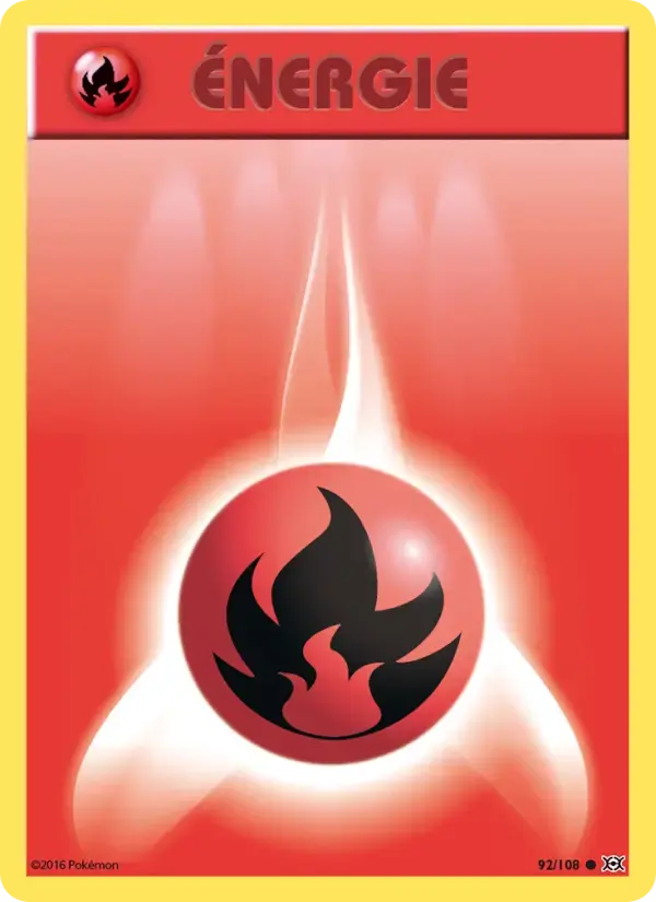 Carte Pokémon Énergie Feu #92 — Évolutions XY