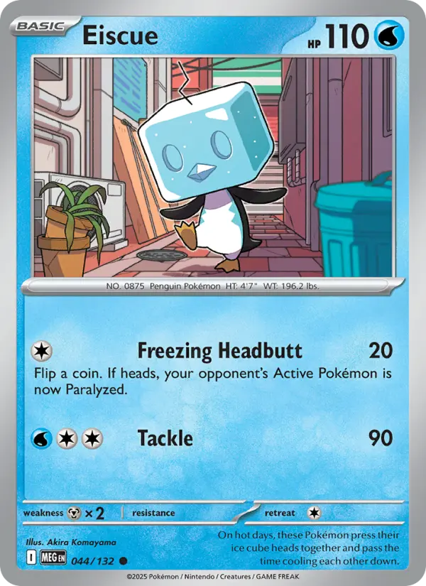Carte Pokémon Bekaglaçon #044 — Méga-Évolution