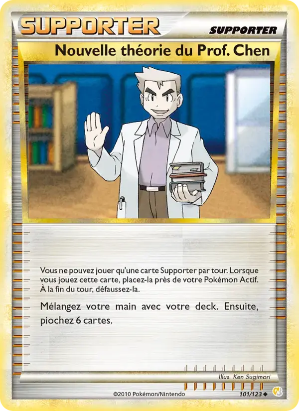 Carte Pokémon Nouvelle théorie du Prof. Chen #101 — HeartGold SoulSilver