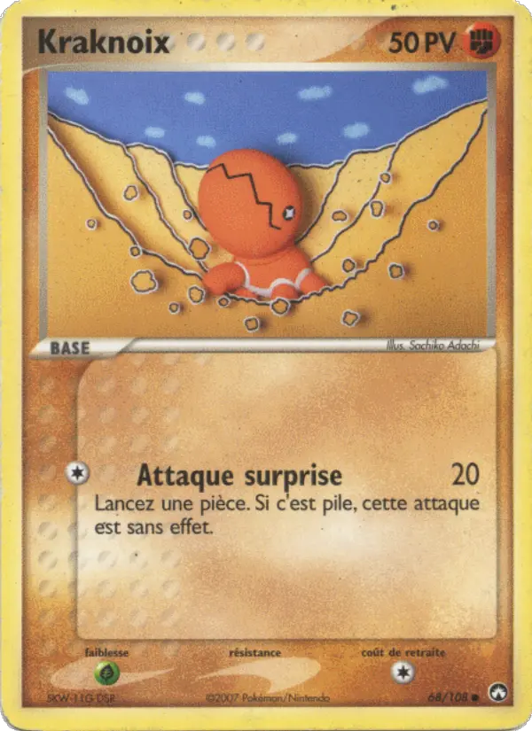 Carte Pokémon Kraknoix #68 — Gardiens du Pouvoir