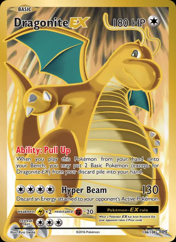 Dragonite EX #106 — Evolutions