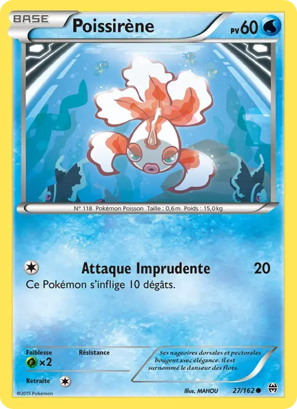 Carte Pokémon Poissirène #27 — Impulsion Turbo