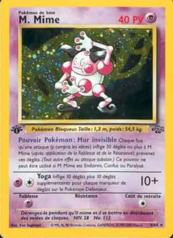 Carte Pokémon M. Mime #6 — Jungle