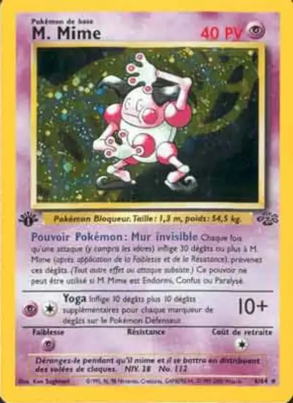 Carte Pokémon M. Mime #6 — Jungle
