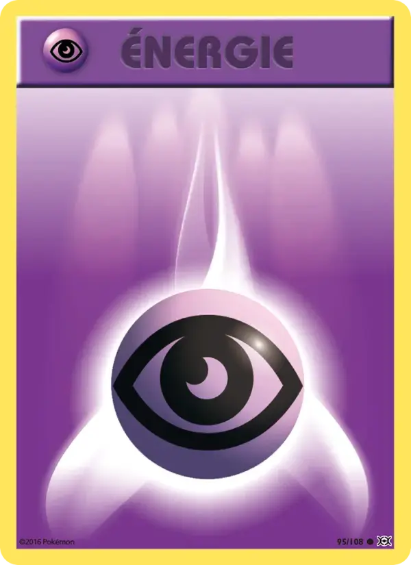 Carte Pokémon Énergie Psy #95 — Évolutions XY