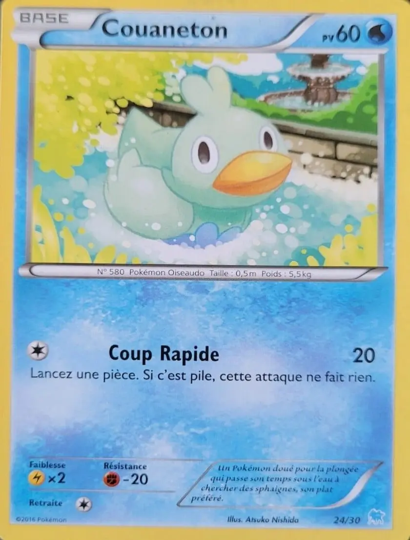 Ducklett #24 — XY Trainer Kit (Suicune)