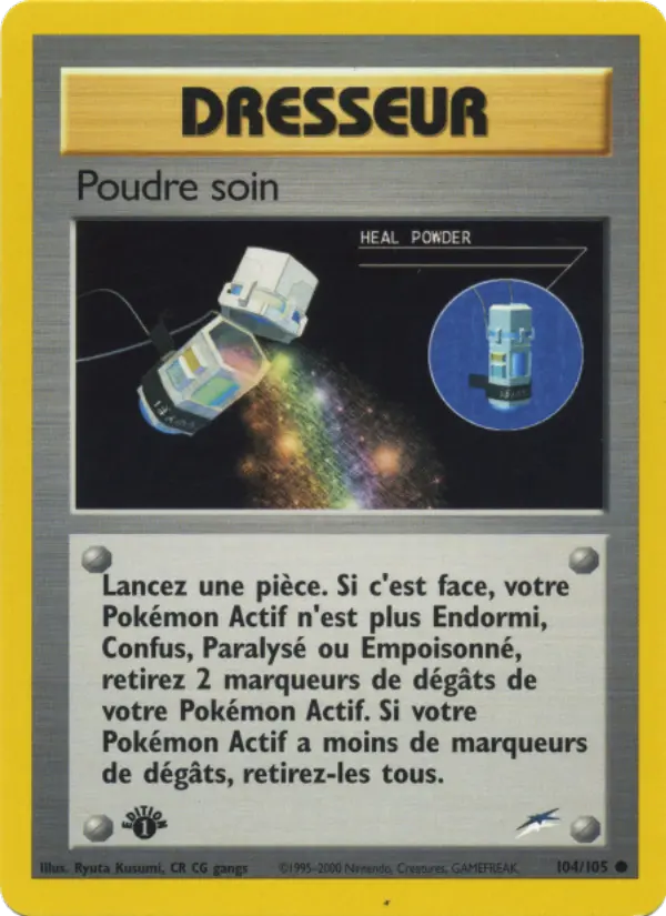Carte Pokémon Poudre soin #104 — Neo Destiny