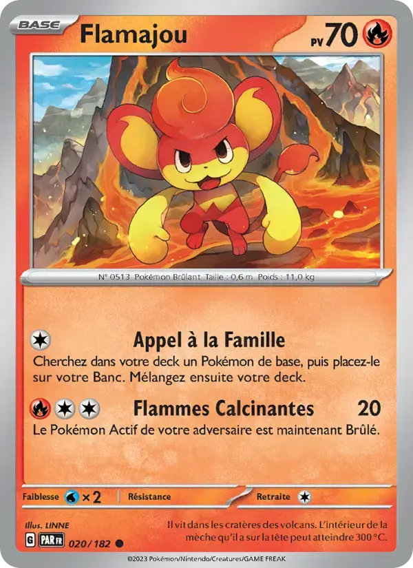 Carte Pokémon Flamajou #020 — Faille Paradoxe
