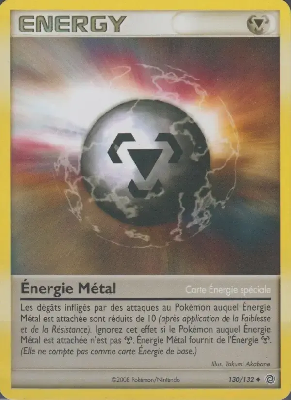 Carte Pokémon Énergie Métal #130 — Merveilles Secrètes
