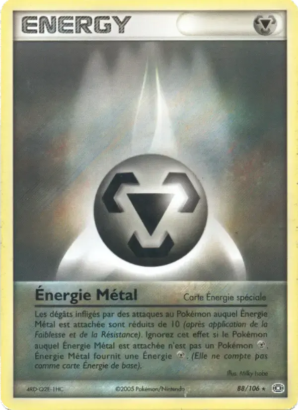 Carte Pokémon Énergie Métal #88 — Émeraude