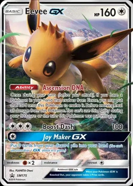 Carte Pokémon Évoli-GX #SM175 — Jumbo