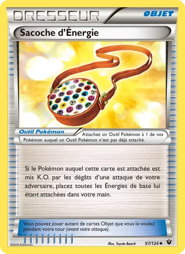 Carte Pokémon Sacoche d'Énergie #97 — Impact des Destins