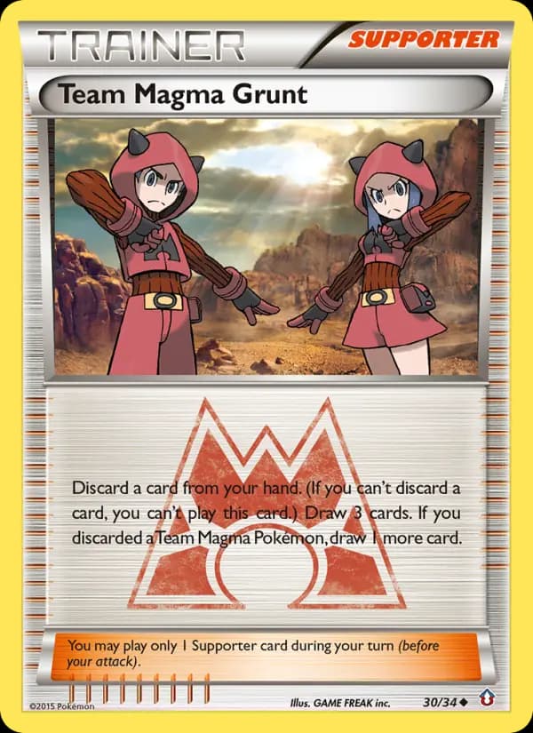 Team Magma Grunt #30 — Double Crisis