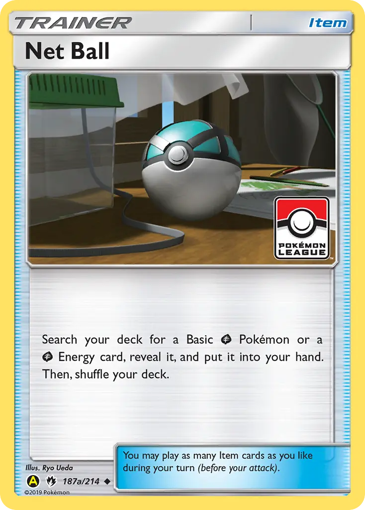 Carte Pokémon Net Ball #187a — Tonnerre Perdu