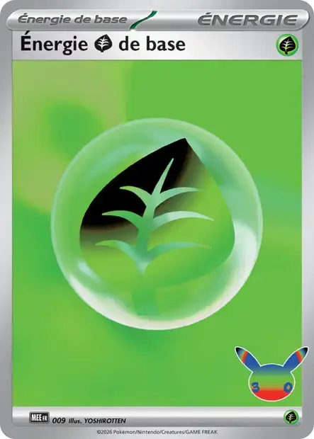 Carte Pokémon Énergie Plante #009 — Énergies Méga-Évolution