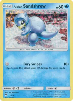 Alolan Sandshrew #4 — 2019 McDonald's Collection