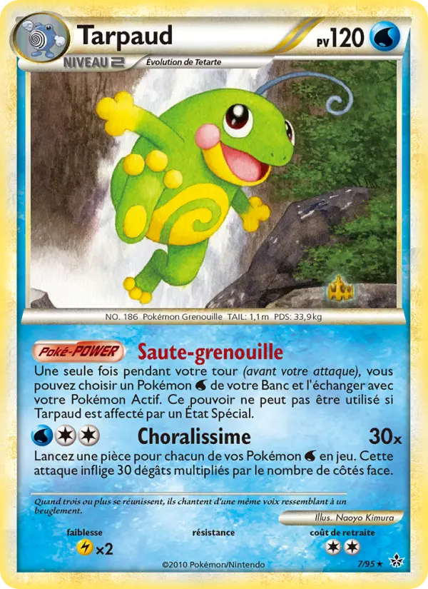 Carte Pokémon Tarpaud #7 — Déchaînement