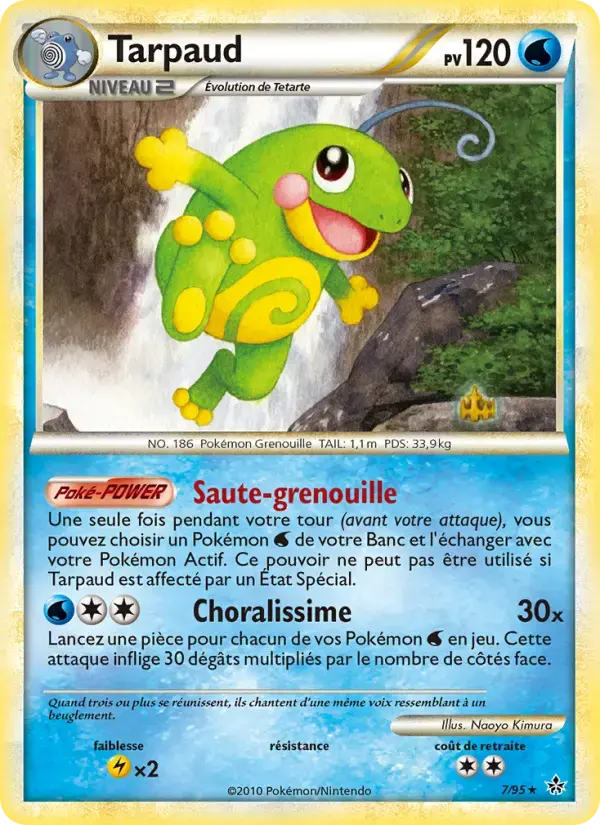 Carte Pokémon Tarpaud #7 — Déchaînement