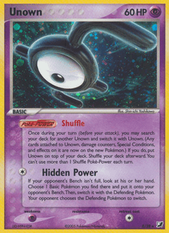 Unown (Z) #E — Unseen Forces