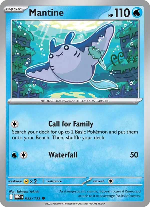 Carte Pokémon Démanta #032 — Méga-Évolution
