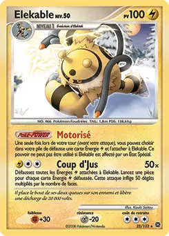 Carte Pokémon Elekable #025 Cosmos — Merveilles Secrètes