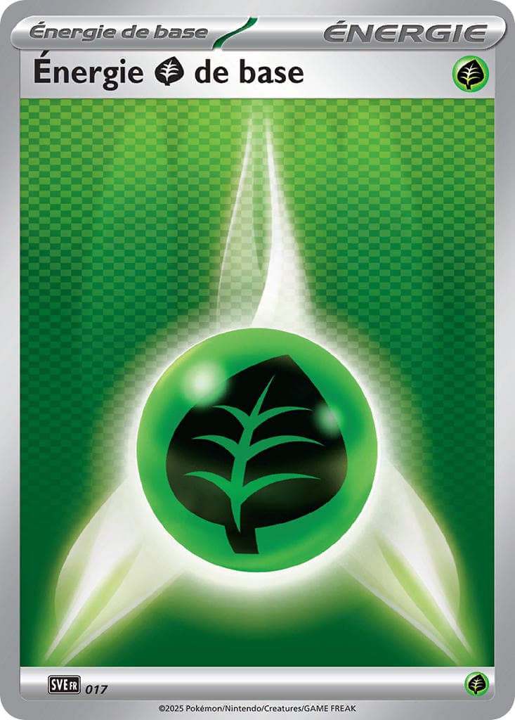 Carte Pokémon Énergie Plante #017 — Énergies Écarlate et Violet