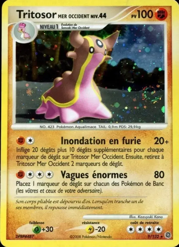 Carte Pokémon Tritosor Mer Occident #9 — Merveilles Secrètes