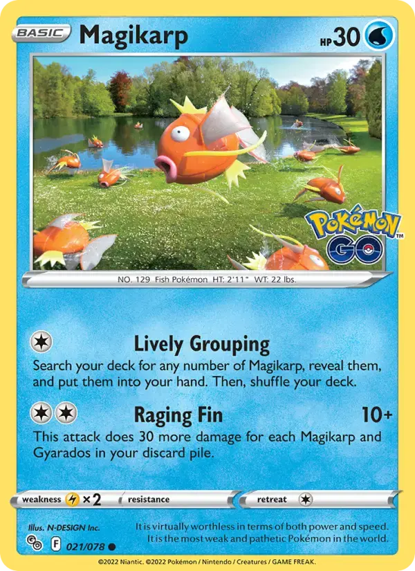 Magikarp #021 — Pokémon GO