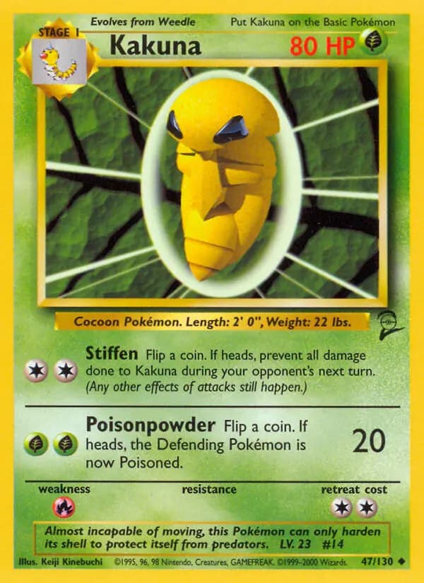 Kakuna #47 — Base Set 2